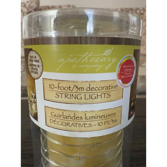 Apothecary & Company 10-Foot Multicolor LED Decorative String Lights - Picture 2 of 8